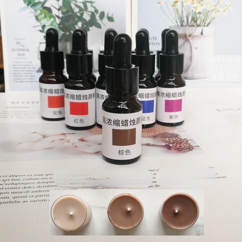 10ml High-concentration Dye Liquid Candle Special Pigment Diy Material Scented Candle Coloring Pigment Candle Making Supplies