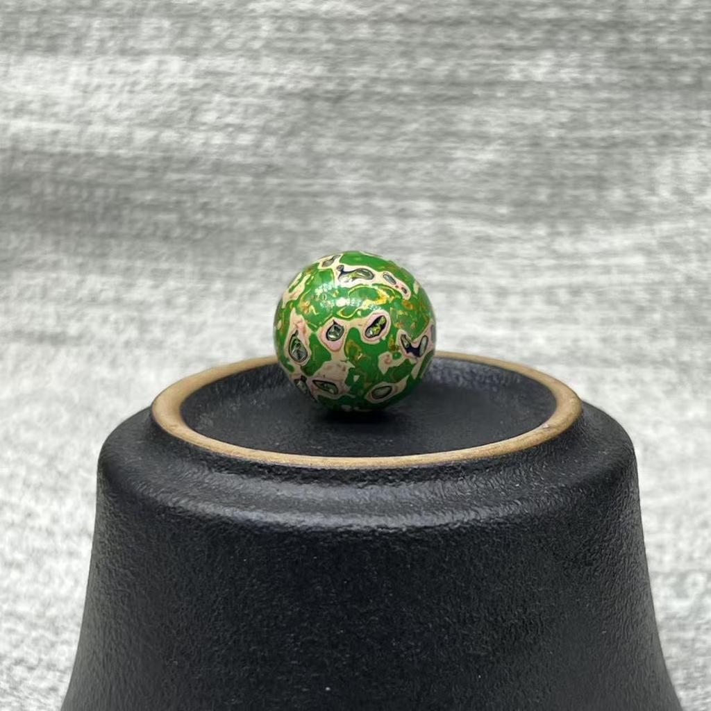 15mm Large Lacquer Loose Craft Beads for DIY Bracelets and Accessories