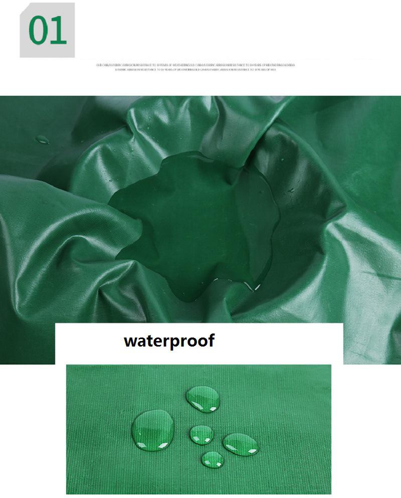 Flame-Retardant PVC Coated Waterproof Tarpaulin: Scratch-Resistant Pool Cover & Sunshade for Fish Ponds