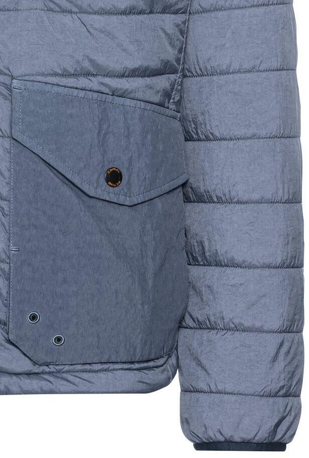Winter Jacket Camel Active Quilted Blouson Hooded Denim (430690-4N08) Blue Black