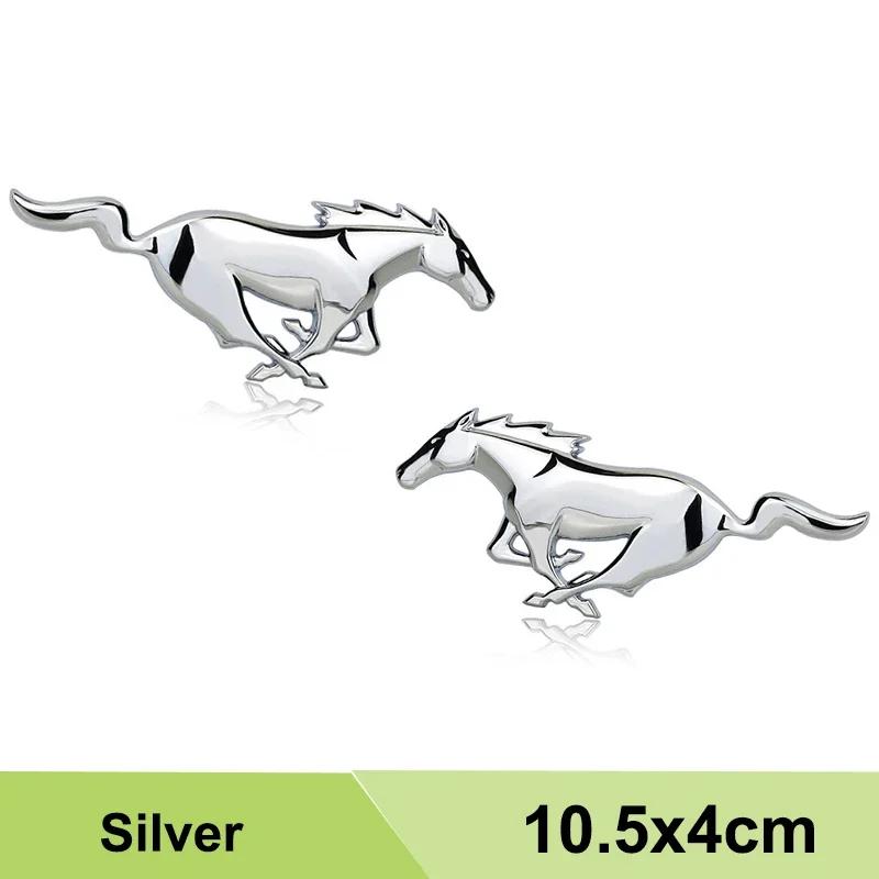 Car Exterior Side Emblem Stickers for Ford Mustang Logo Explorer Fusion Mondeo Focus MK2 MK3 MK7 Ranger Kuga Horse Badge Decals