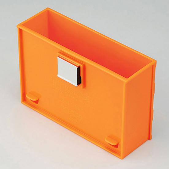 Úložný box Obdélníkový magnetický plastový organizér na lednici Magnet Policový regál do kuchyně