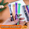 4 Pcs Cartoon Halloween Christmas Erasable Gel Pen Cute 0.5Mm Blue/Black Ink Signature Pens School Supplies Student Gifts