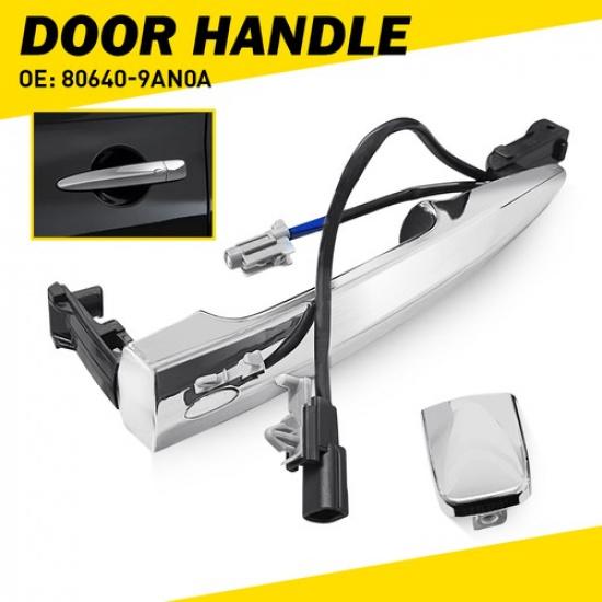 Front Left Door Exterior Handle Chrome For 2015- Nissan Sentra 80640-9AN0A