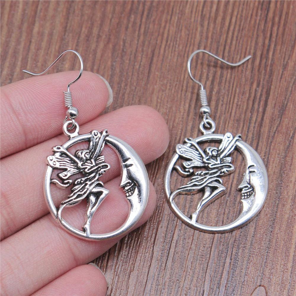Drop & Dangle Earring Angel Wings Kids' Jewelry MaterialsEarring Size 18x19mm QE002