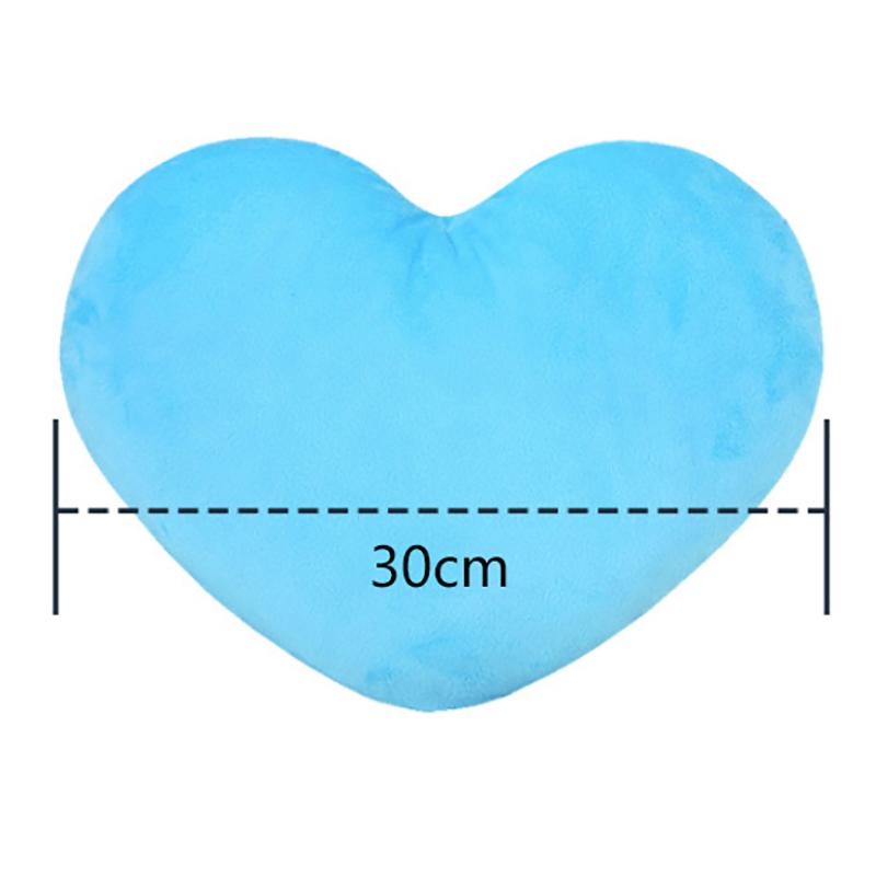 20/30Cm Heart Plush Toys Soft Cute Fuzzy Throw Pillow Toy Lovely Gift For Birthday Valentines Day Soft Stuffed Pillow