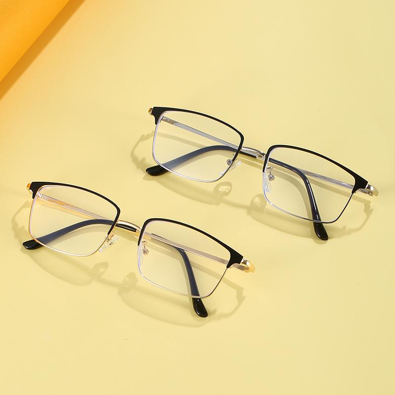 0 -0.5 -0.75 To -6.0 Blue Light Blocker Prescription Glasses For The Nearsighted Women Men Square Myopia Photochromic Spectacles