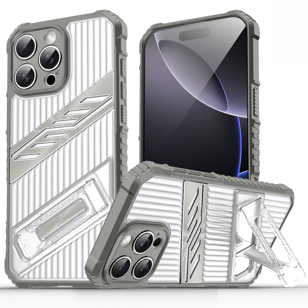 Applicable To Apple 16 Mobile Phone Case IPhone 14 War Shadow 13 Transparent 15 Pro Max Bracket 12 Magnetic 11 Set 15