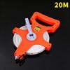 1Pcs Impact Resistant Plastic Measure Tools 20/30/50/100M Meter Open Reel Fiberglass Tape Measure Inch Metric Scale