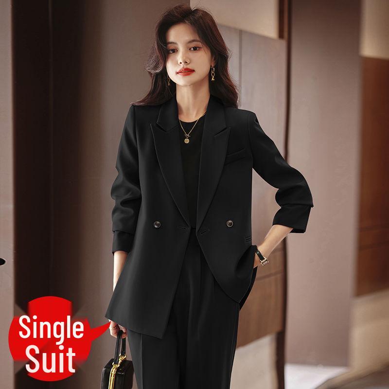 Women's 2025 Formal & Casual Suit Set with Padded Jacket for Spring-Autumn
