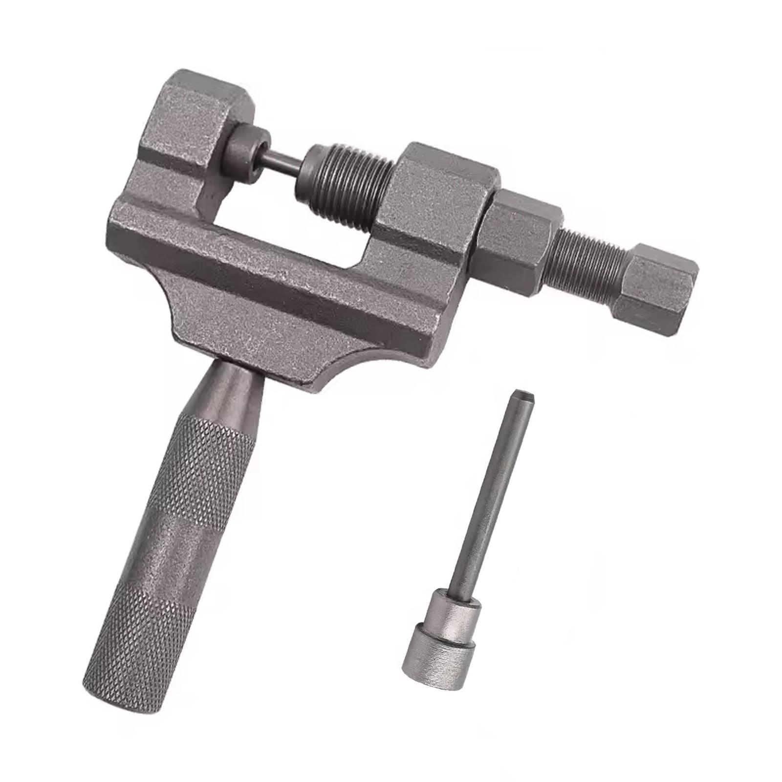 Motorcycle Bike Chain Breaker Tool with Interchangeable Handle for 428 520 525 Chains Professional Repair Kit