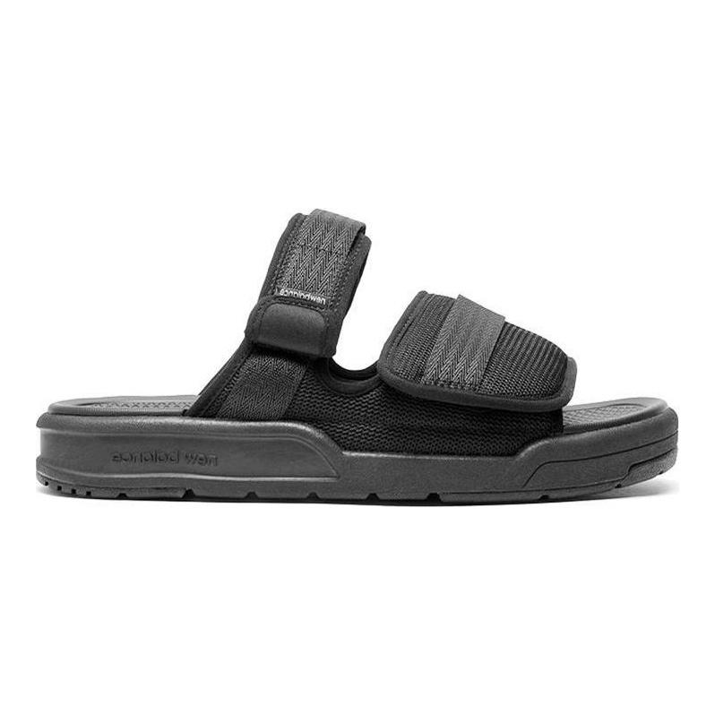 New Balance 3201 Durable Comfortable Fashionable Rubber Sole Hollow Slide Sandals Unisex Sandals Black SDL3201K