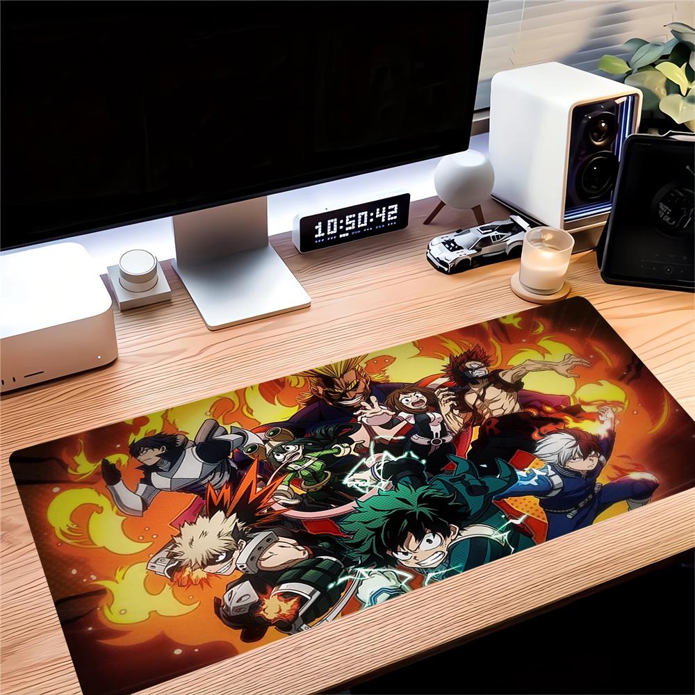 Heroic Battle Unite Large Gaming Mouse Pad Nonslip Rubber Base Waterproof Desk Mat For Office Pc Laptop