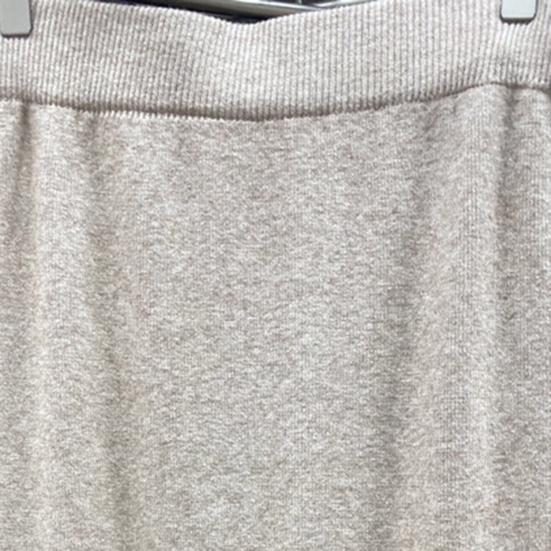 Dámská maxi sukně Elastický vysoký pas Obepínající boky Dlouhá sukně Jednobarevná Ležérní pletená sukně Pro každodenní nošení