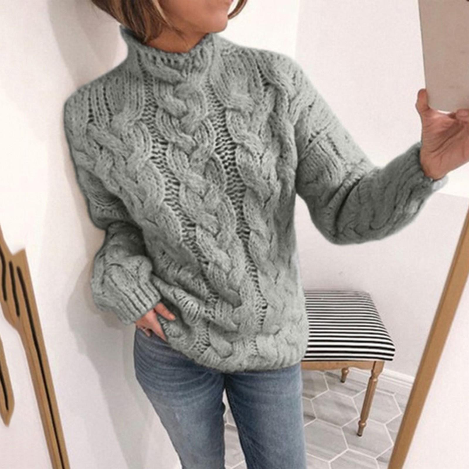 

Женские модные повседневные облегающие вязаные свитера с длинным рукавом в полоску и v-образным вырезом XL