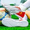 2024 Men's Soccer Shoes Large Size Ultralight Football Boots Boys Sneakers Non-Slip AG/TF Soccer Cleats Ankle Boots Unisex