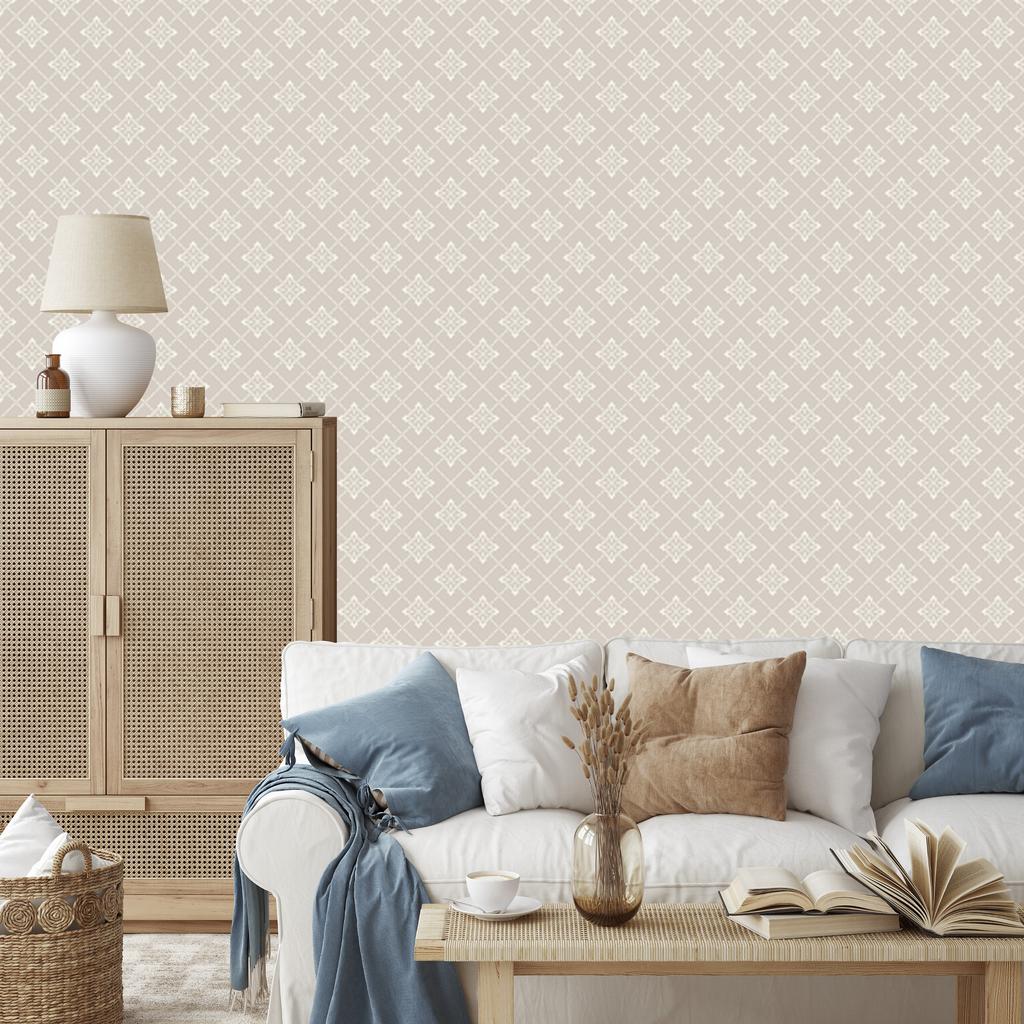 Stylish Mosaic Wallpaper with Ornaments for Living Room and Bedroom 50x1000
