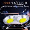 Ultra Portable COB Work Light Magnetic Attachment Dual Head Flexible Lamp USB-C Charging 8 Modes Waterproof Outdoor