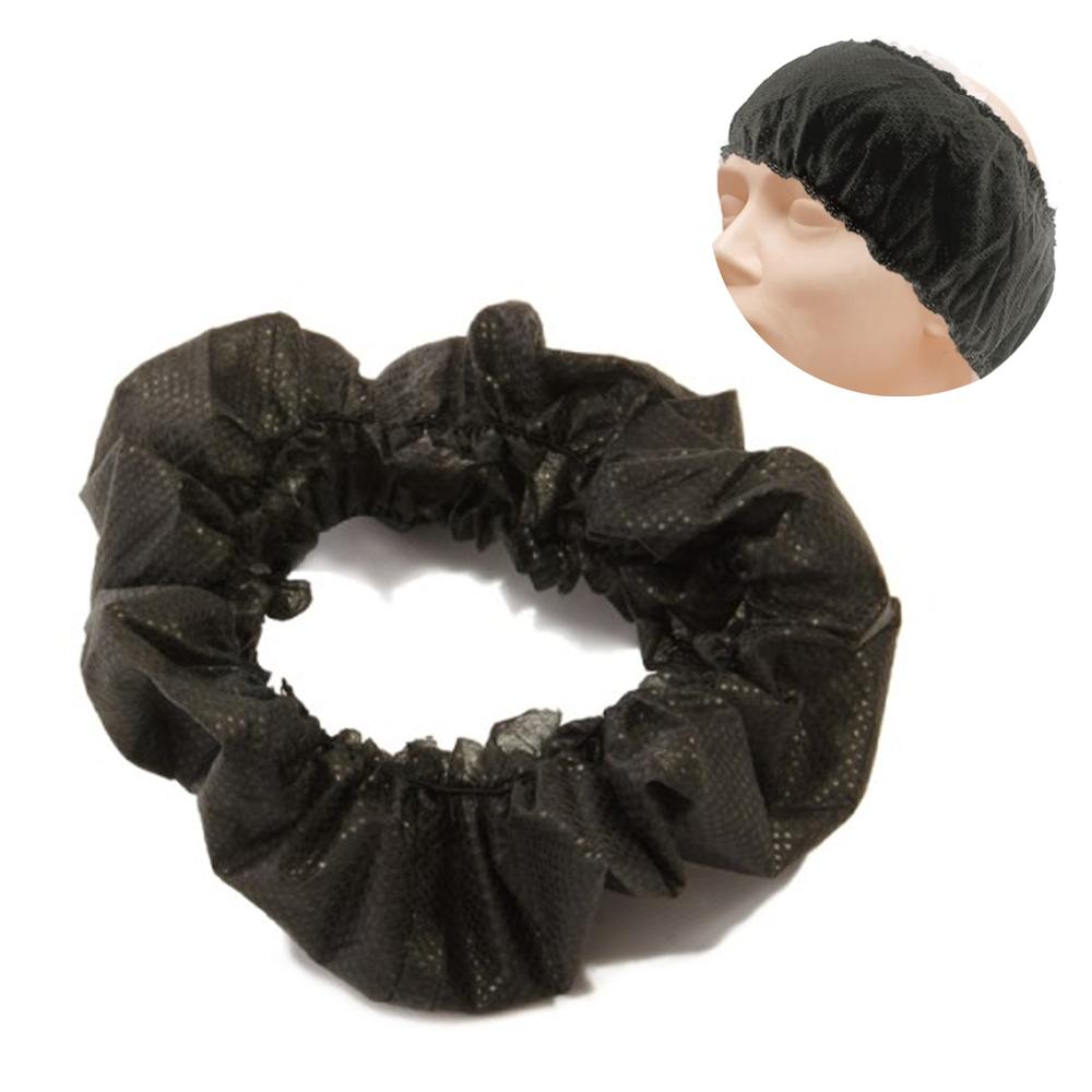 Cosmetic Hair Band Black 10 Pcs