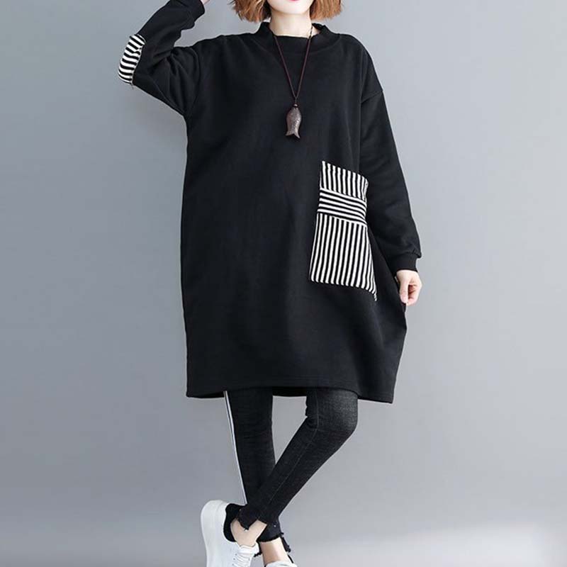Sweatshirt for Women Cotton Oversize Thickened Loose Casual Long Sleeve Top Sweatshirt