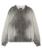 ULKIN [Runway] Spray Damage Round Neck Knit_Gray