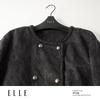 ELLE Women's Grey 90 Duck Down Short Jacket