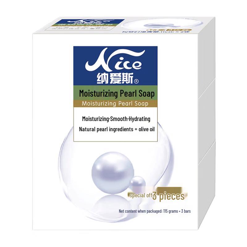 NICE Pearl Moisturizing Soap 3-Pack