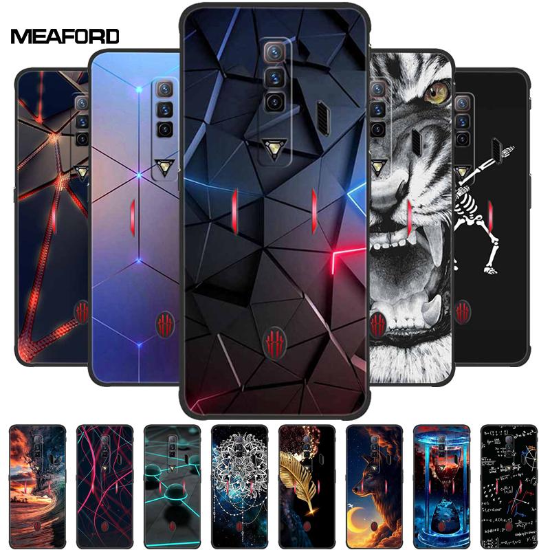 For ZTE Nubia Red Magic 7 Cases 7Pro Fashion Soft TPU Silicone Back Cover For Redmagic 7 Pro Phone Cases Shockproof Fundas 2022