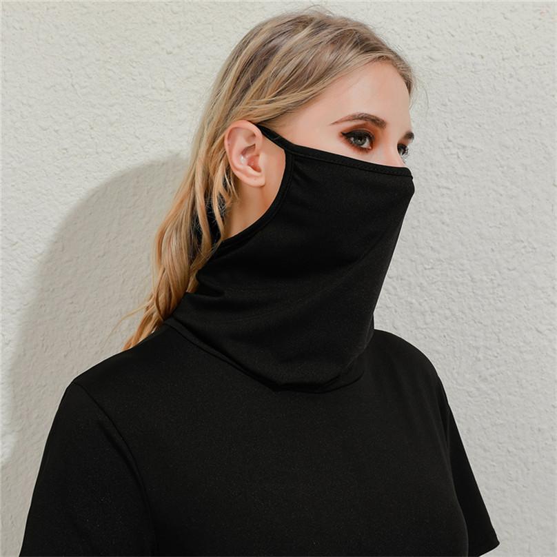 Summer European and American Fashion Casual Multifunctional Dust-proof Sunscreen High-neck Short-sleeved Women's T-shirt