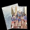 Binder Refill Clear Photo Album Pages A4 11-Hole Card Pages Multi-Pockets Album Refill Pages