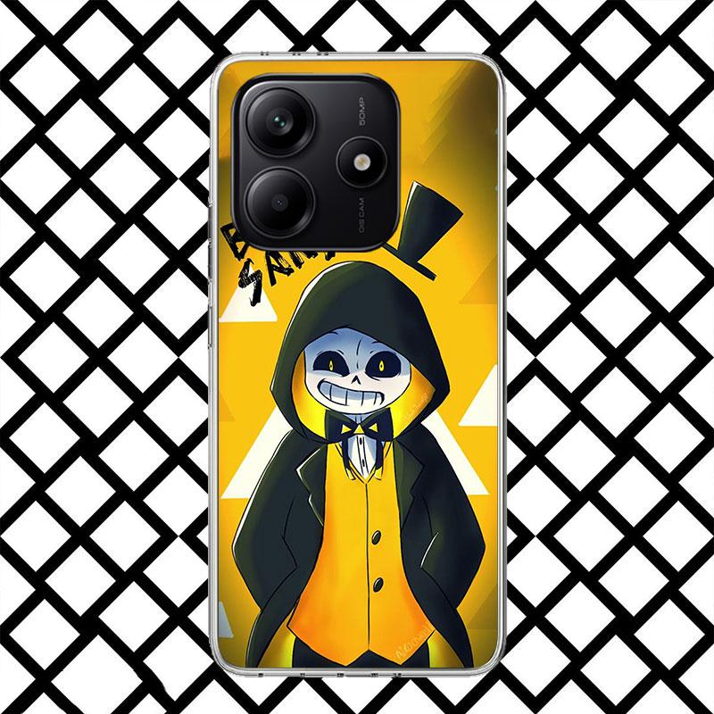 U-Undertale Sans Doggo Phone Case for Xiaomi Redmi Note 15 14 14S 13 12 12S 11 Pro Plus 11E 11T 11S 10S 5G Soft Cover Fundas Red