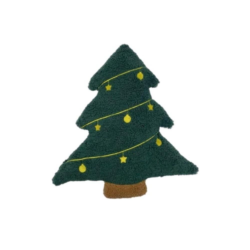 Soft Christmas Tree Pillow 40cm Festive Decor Pillow New Plush Cushion Christmas