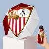 Sevilla FC Mini 5 Fold Pocket Umbrella Compact Lightweight Anti UV Rain Sun Protection Umbrella Portable Travel Umbrella