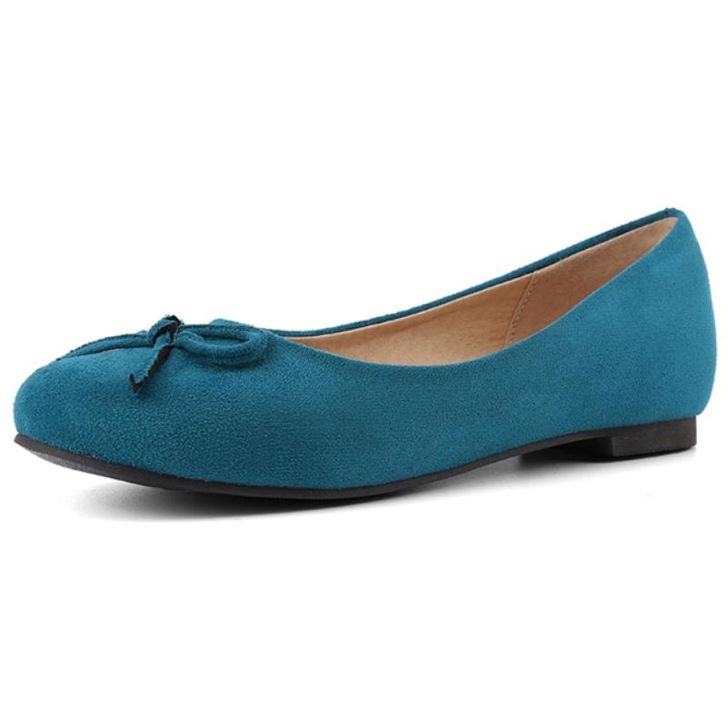 Módní dámské ploché boty Módní mokasíny Pohodlné jarní podzimní dámské baleríny Sladce růžové Zelené Bílé Ležérní Velká Velká Velikost 52