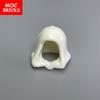 Peças MOC Cabeça Capuz Capacete Abaixado Figura 4cm Corpo Acessório de Roupa 30381 15428 blocos de construção brinquedos presentes para crianças