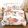 Flower Duvet Cover Set For Girls Women Bedroom Decor 3d Digital Print Polyester Comforter Cover Quilt Cover King Queen Full Size