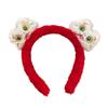 Chinese Style Snake Year Hairband Plush Cartoon Headband Hair Accessories New Year Hair Hoop  Gift