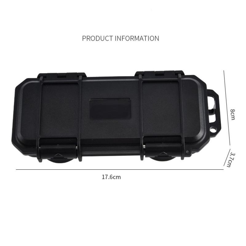 Folding Knife Storage Box Durable Shockproof Camping Box Sealed Carry Box Wear Resistant Sealed Storage Box Equipment Dry Box