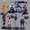 Figurină Anime Bandai Naruto 20cm Shippuden Uchiha Sasuke Hatake Kakashi Namikaze Minato Figurină de Acțiune Model Colecție Jucării Cadouri