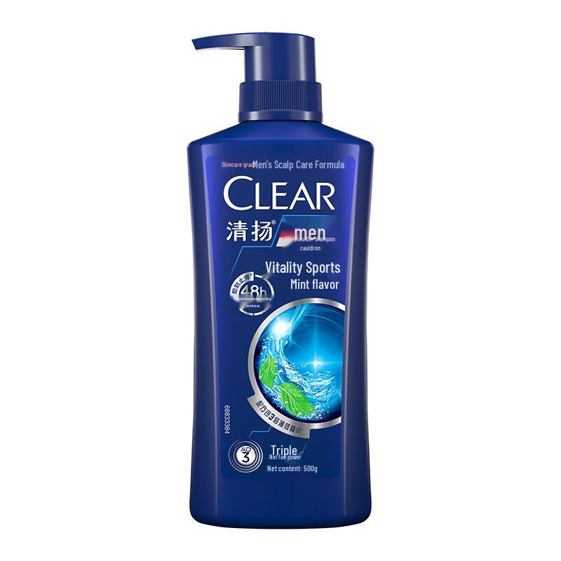 

Clear Men Anti-Dandruff Shampoo, Vitality Sport Mint