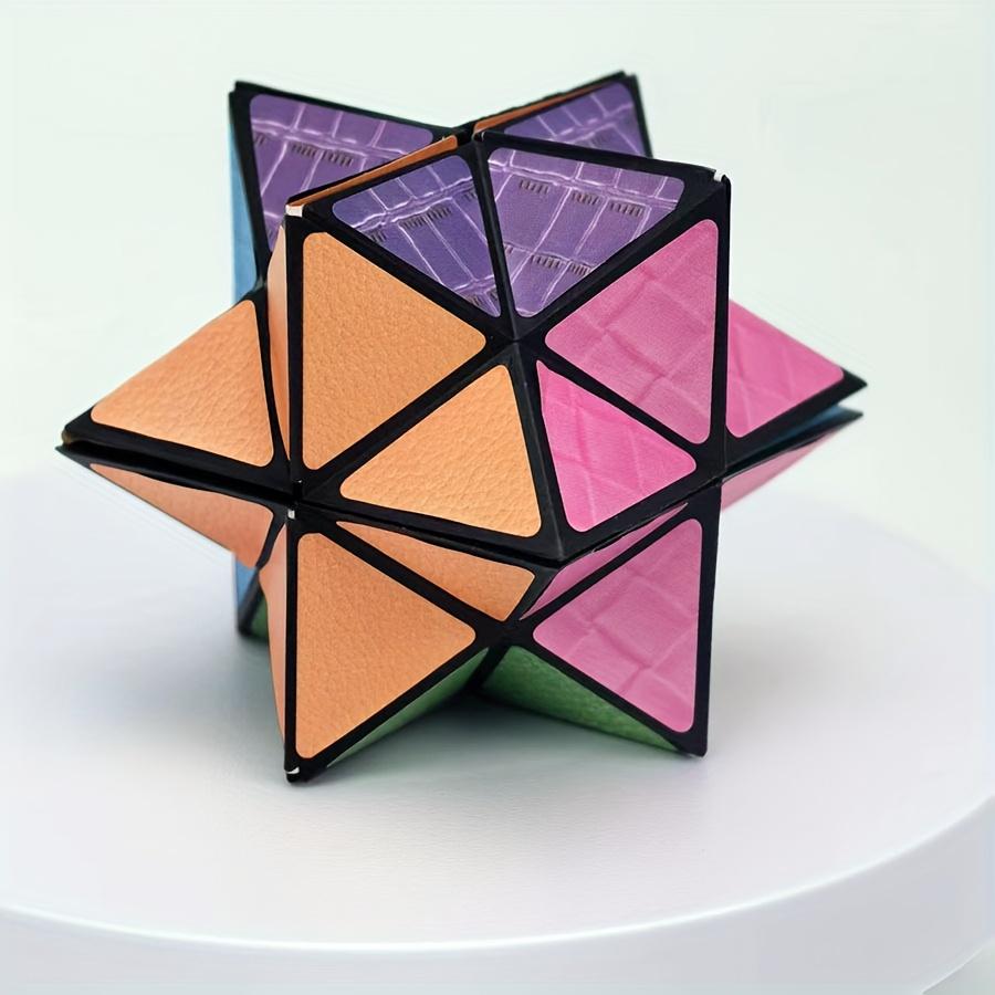 The Infinite Transformable Cube, A 3D Rotatable Cube with Striped Patterns, A Spatial Geometry-flipping Children's Toy, A Puzzle for Mental Training