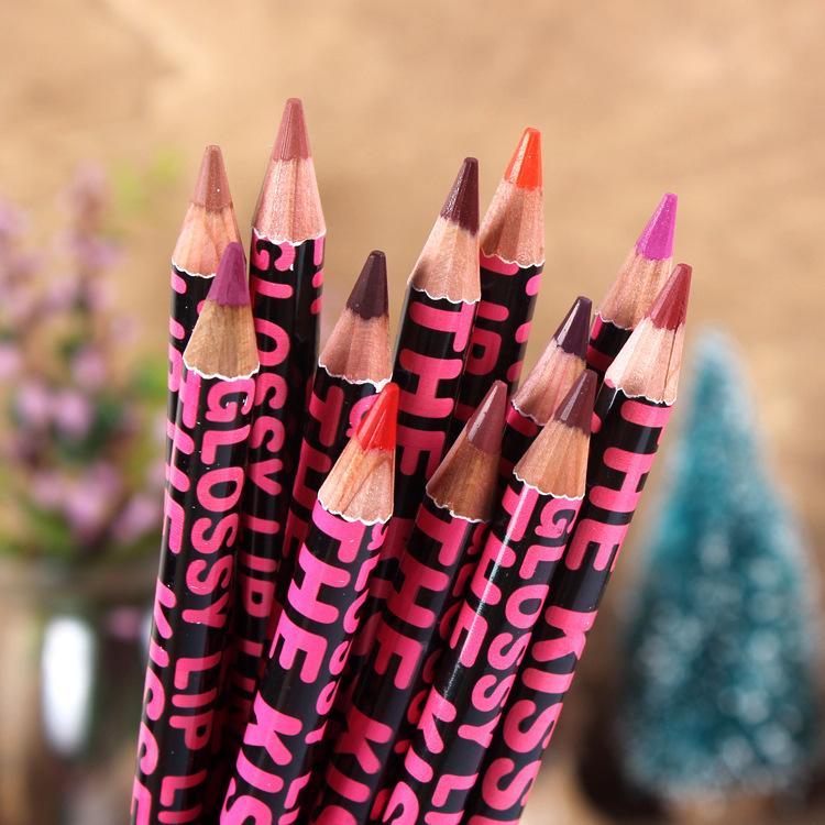 Midnight Black Waterproof Lip Liner - Long-lasting, Non-smudging, Nude Definition #1625