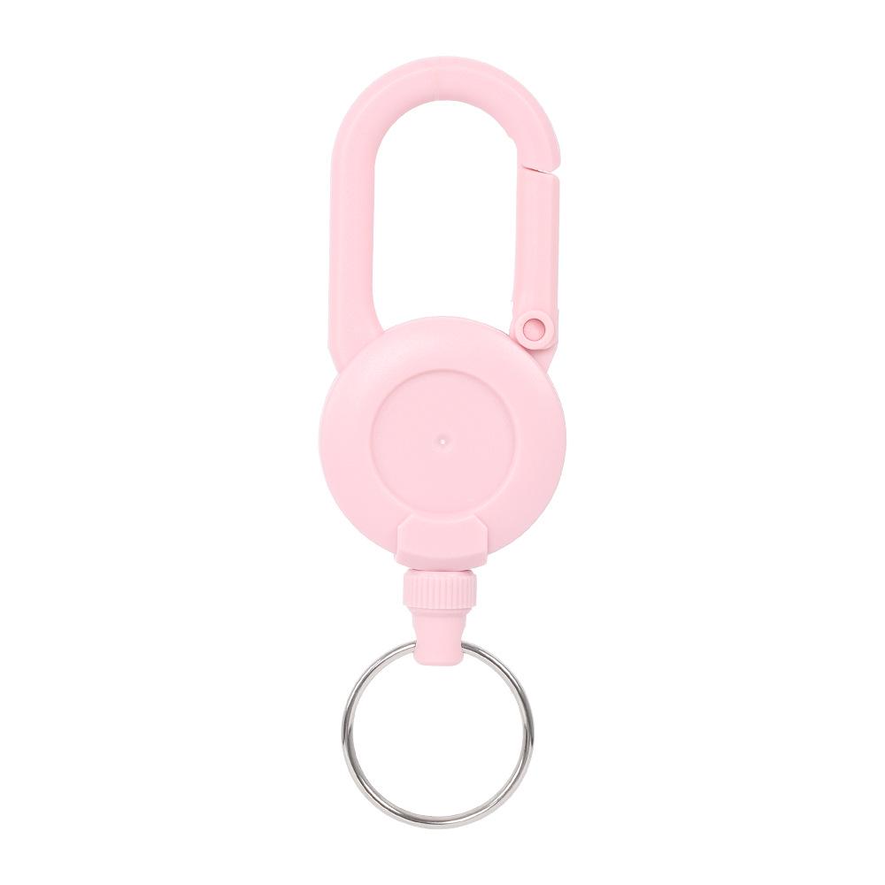 Retractable High-Rebound Elastic Key Chain with Anti-Lost Feature