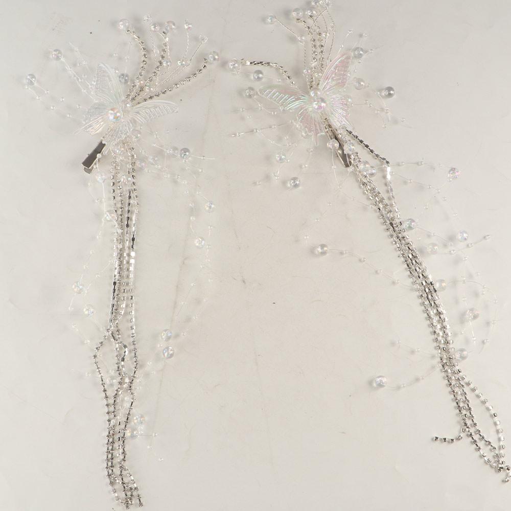 Fashion Bridal Headwear Superfairy Butterfly Hair Clip Butterfly Fairy Hair Accessories  Female