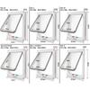 Pet door 4 Way Locking for Dog Cat Kitten Door Security Flap Door ABS Plastic Small medium Pet Cat Dog Gate Pet Supplies