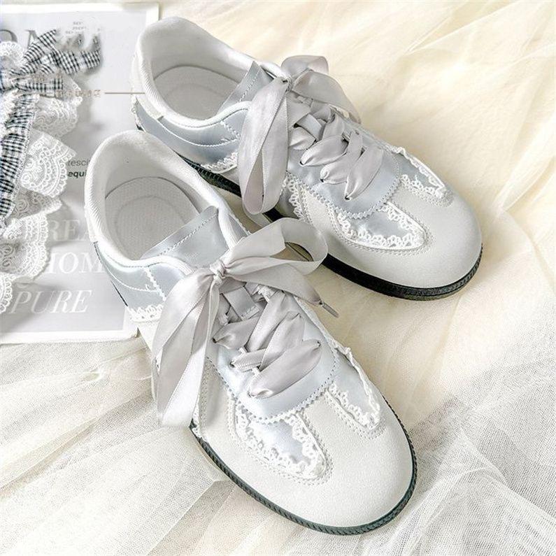 Silver Dexun shoes spring and autumn new shoes lace niche retro board shoes
