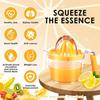 Citrus Juicer 4-in-1 Manual Juicer, ChefVille MJ02 Multifunctional Hand Juicer, Lemon Lime Squeezer with Comfortable Grip Handle, 21-Ounce Capacity