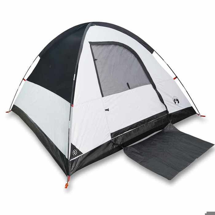 Tente de camping - vidaXL - Tente à dôme 3 personnes - Imperméable - Tissu occultant - Facile à monter