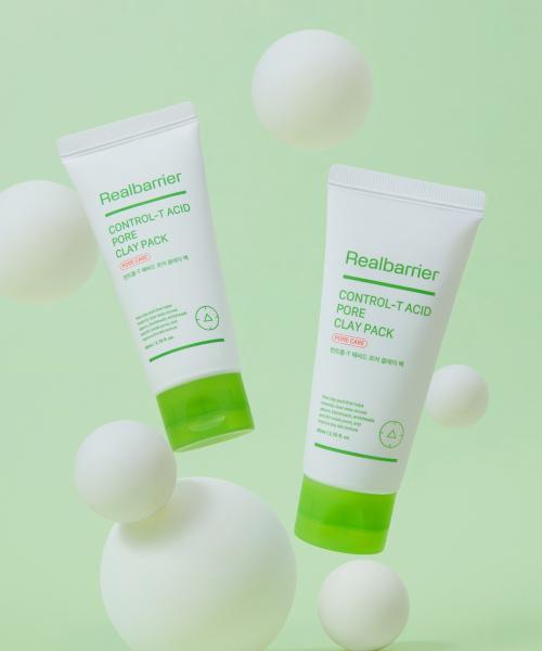 Real Barrier Control-T Acid Pore Clay Pack 80ML X 2pcs NONE