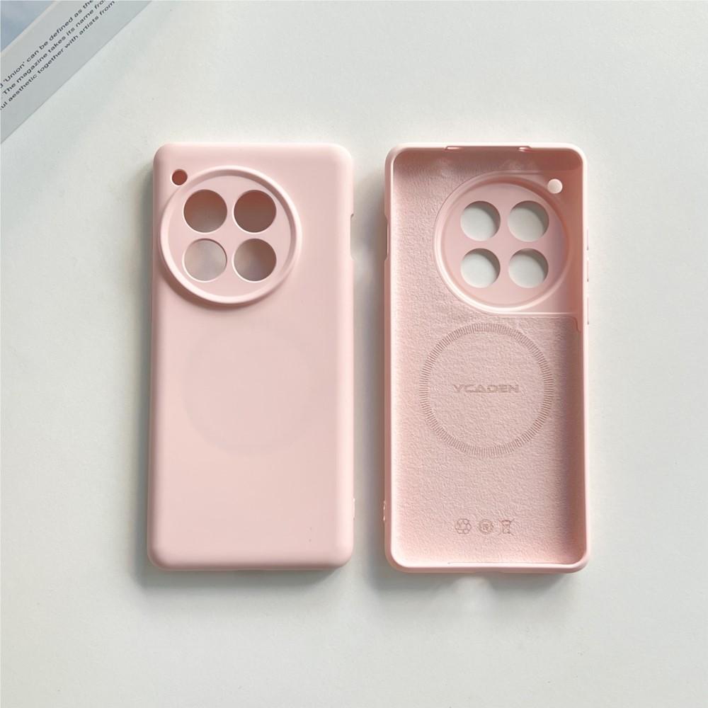 For Wireless Charging Magsafe Soft Liquid Silicone Phone Case For Oneplus 13 12 ACE 5 Pro Magnetic Slim Camera Protection Cover